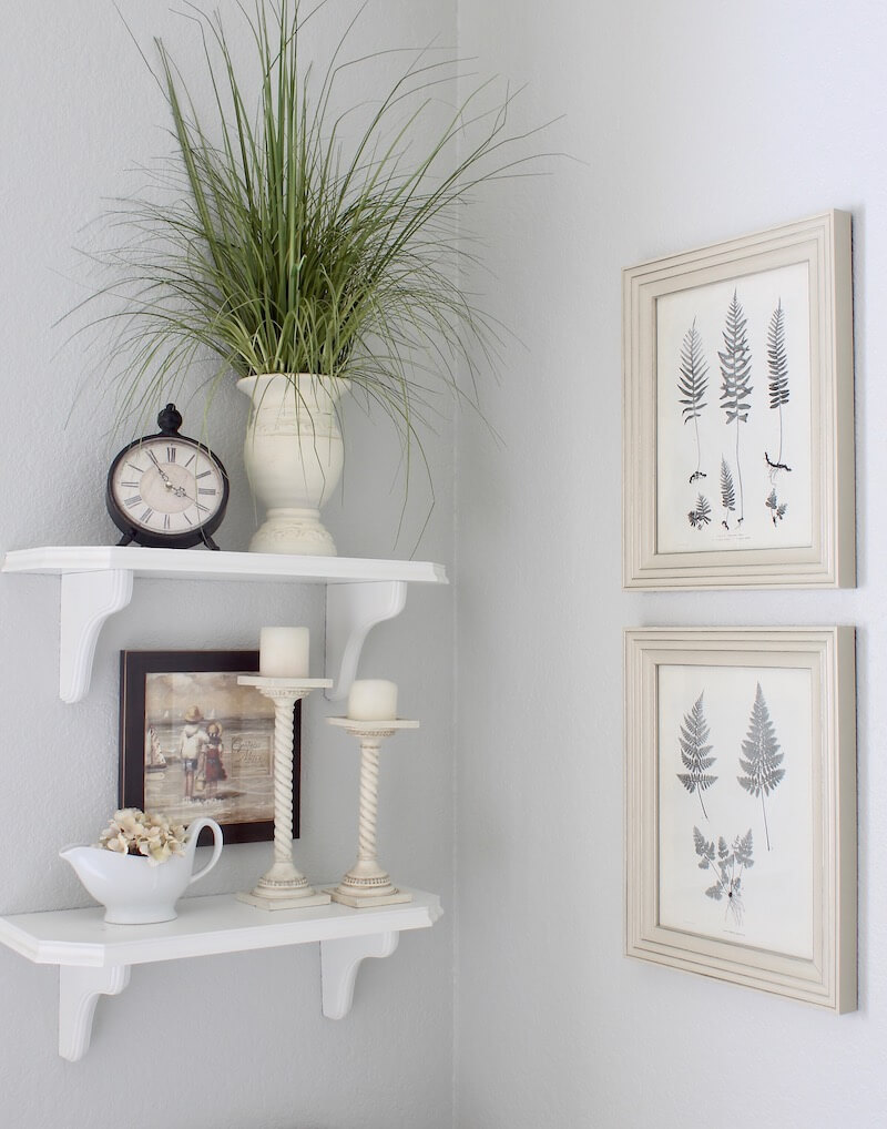 Bathroom shelves